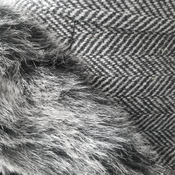 COSTA BLANCA Coat Grey Winter Fall Faux Fur - Picture 5 of 8